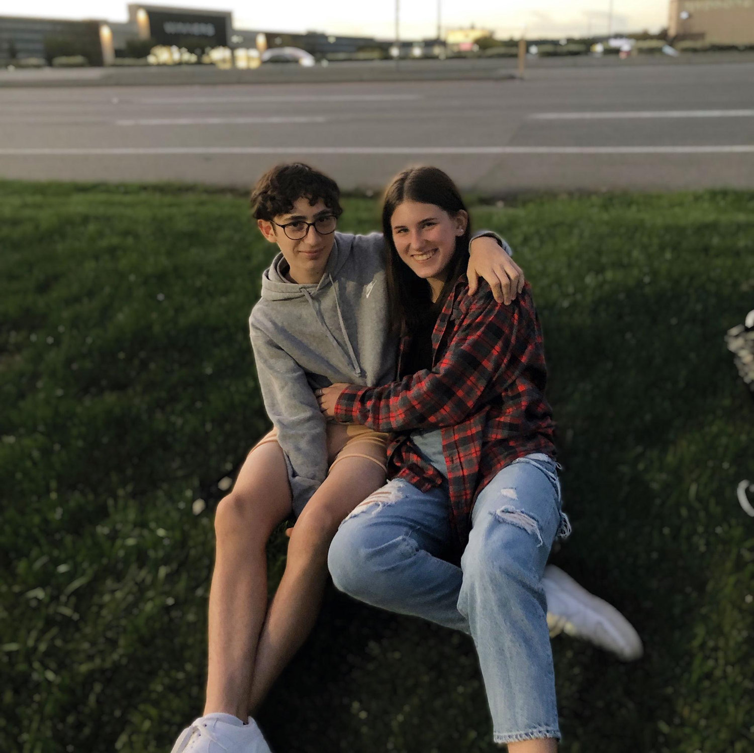 Maya snapped this pic of us back when dates consisted of the three of us haha.