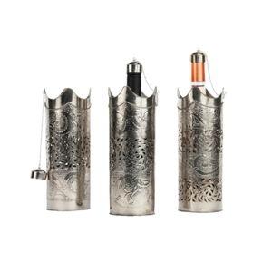 Berber Silver Wine and Bottle Holder