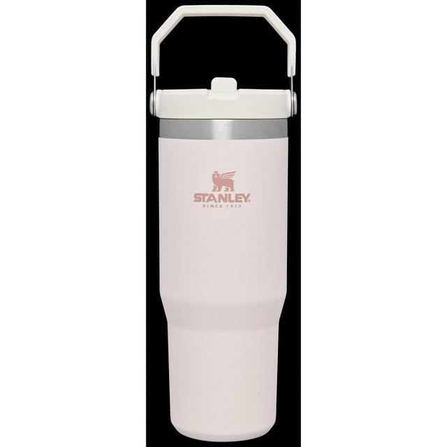 Stanley 30 oz Stainless Steel Ice Flow Flip Straw Tumbler Rose Quartz