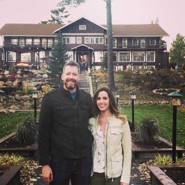 Our first trip to Grand View Lodge where Jared had proposal thoughts.