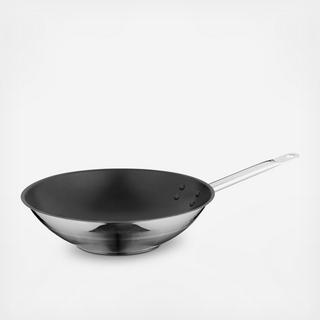 Hotel Stainless Covered Nonstick Stir Fry Pan