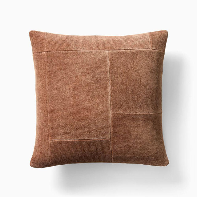 Patchwork Chenille PC 20x20, Baked Clay