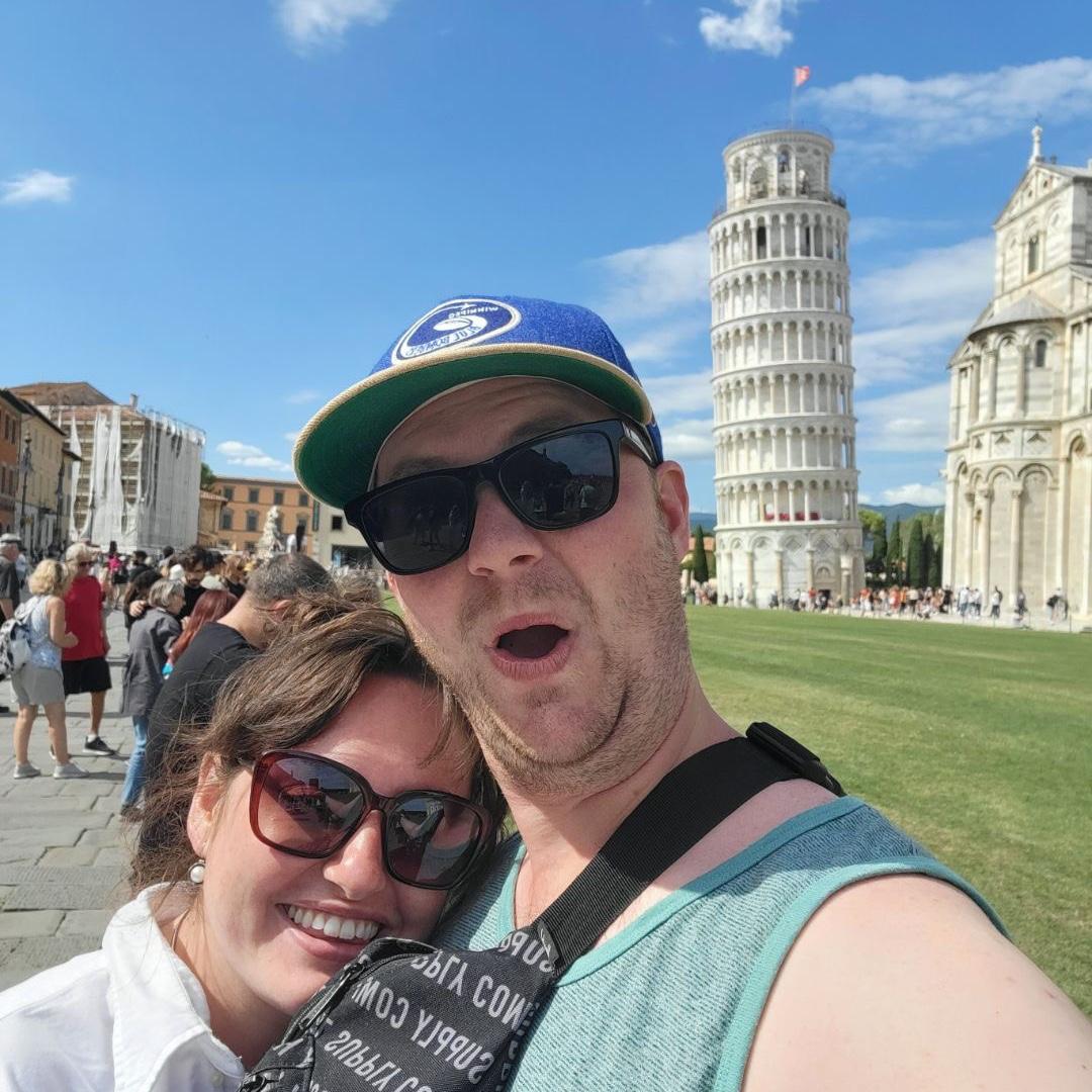 Our first trip together to Italy.