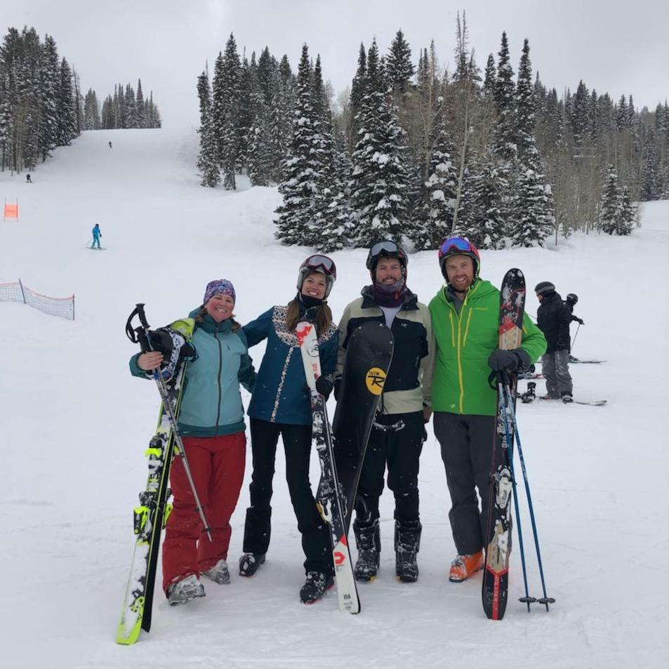 Skiing with friends in Utah!