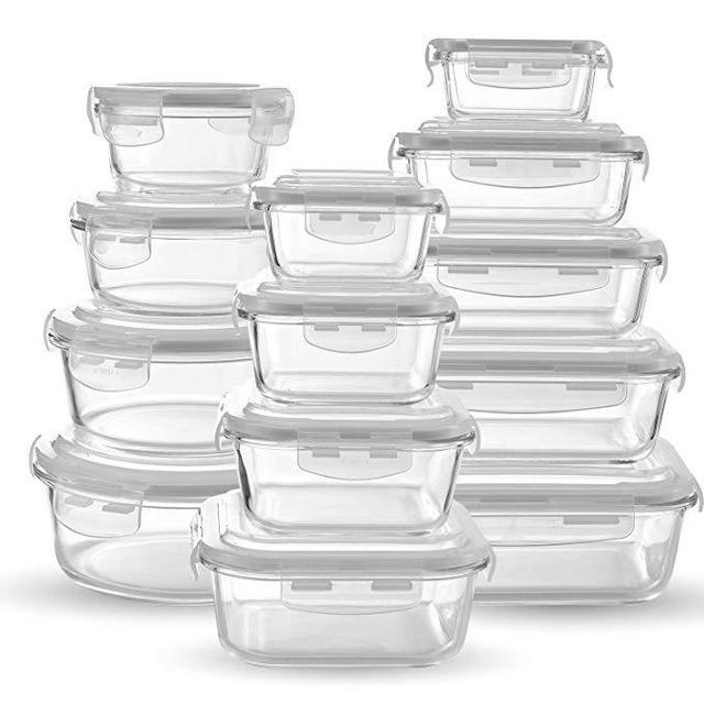 Glass Food Storage Containers [13-piece set]