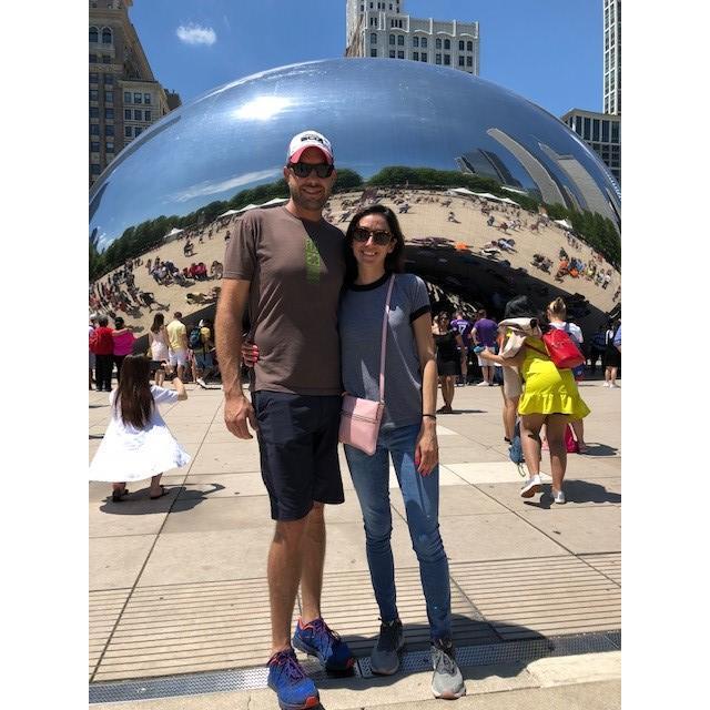 Melissa's first trip to Chicago!