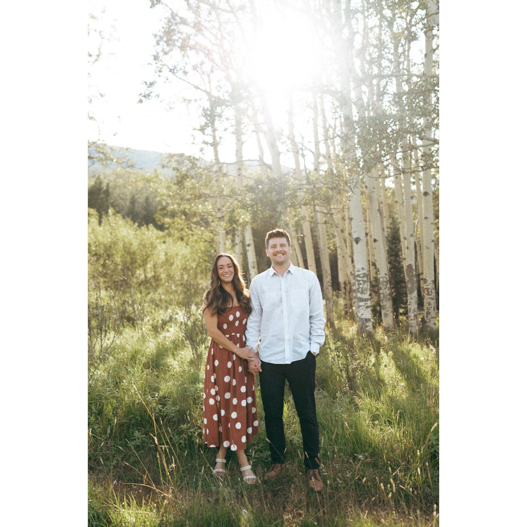 Engagement session in Evergreen, CO