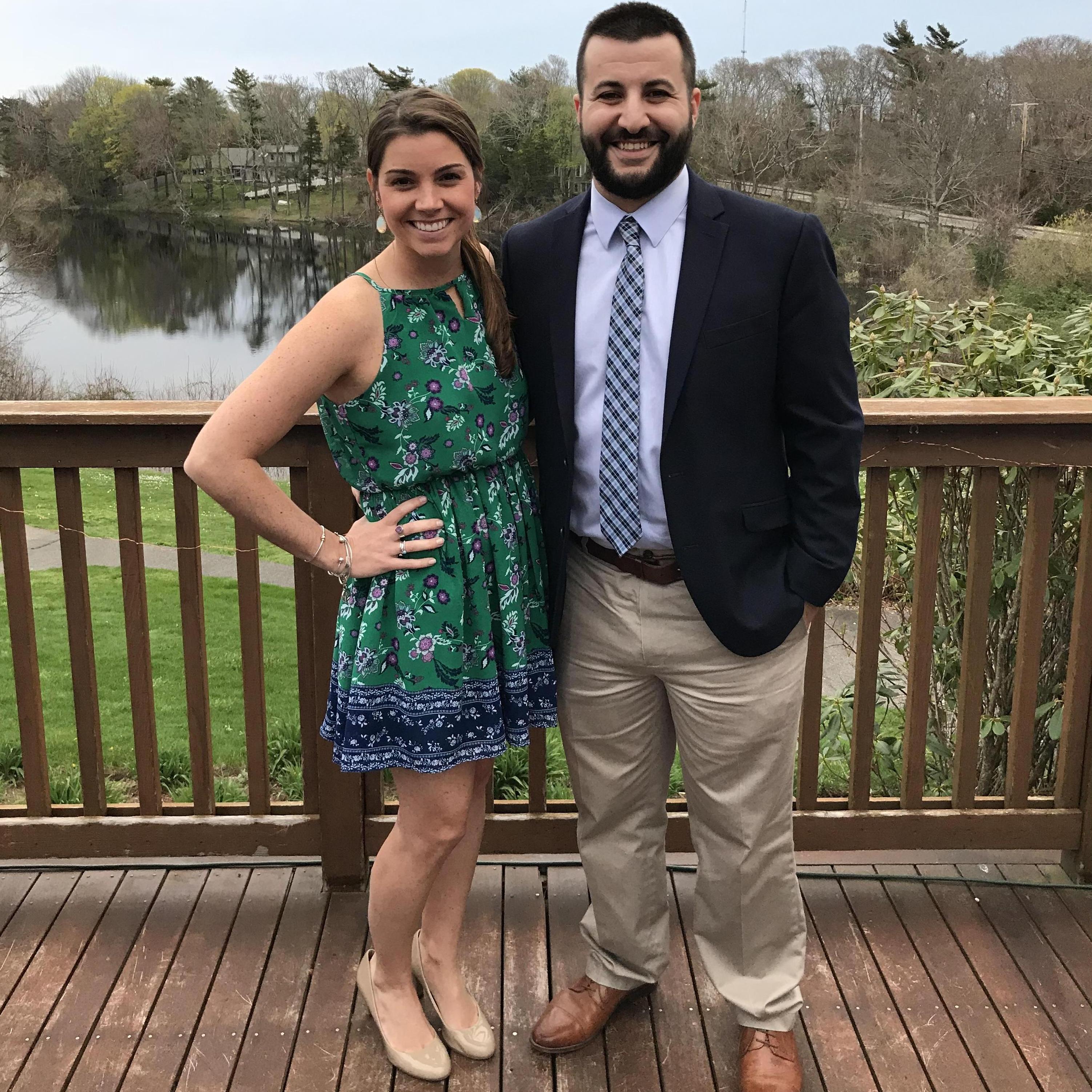 And wedding season continues in Spring of 2018 for cousin Chris, Falmouth, MA.