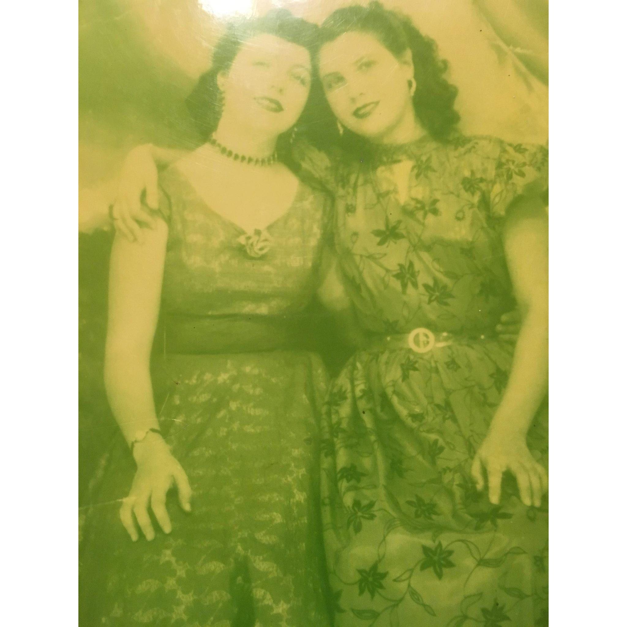 Jessica's grandmother, Carmen (on the right).