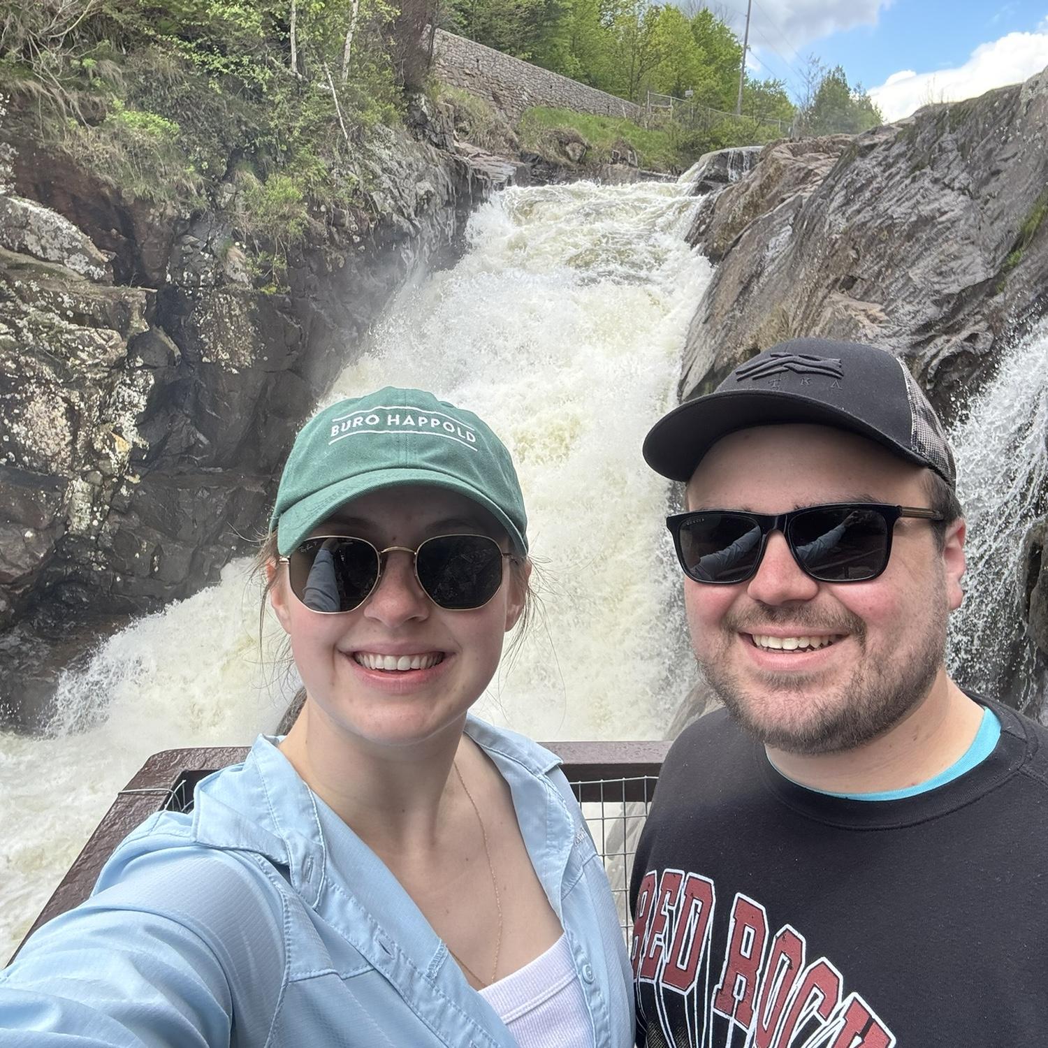 High Falls Gorge the day of the proposal