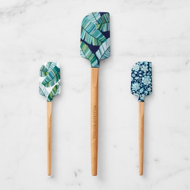 Williams Sonoma Palm Leaf Silicone Spatula, Set of 3