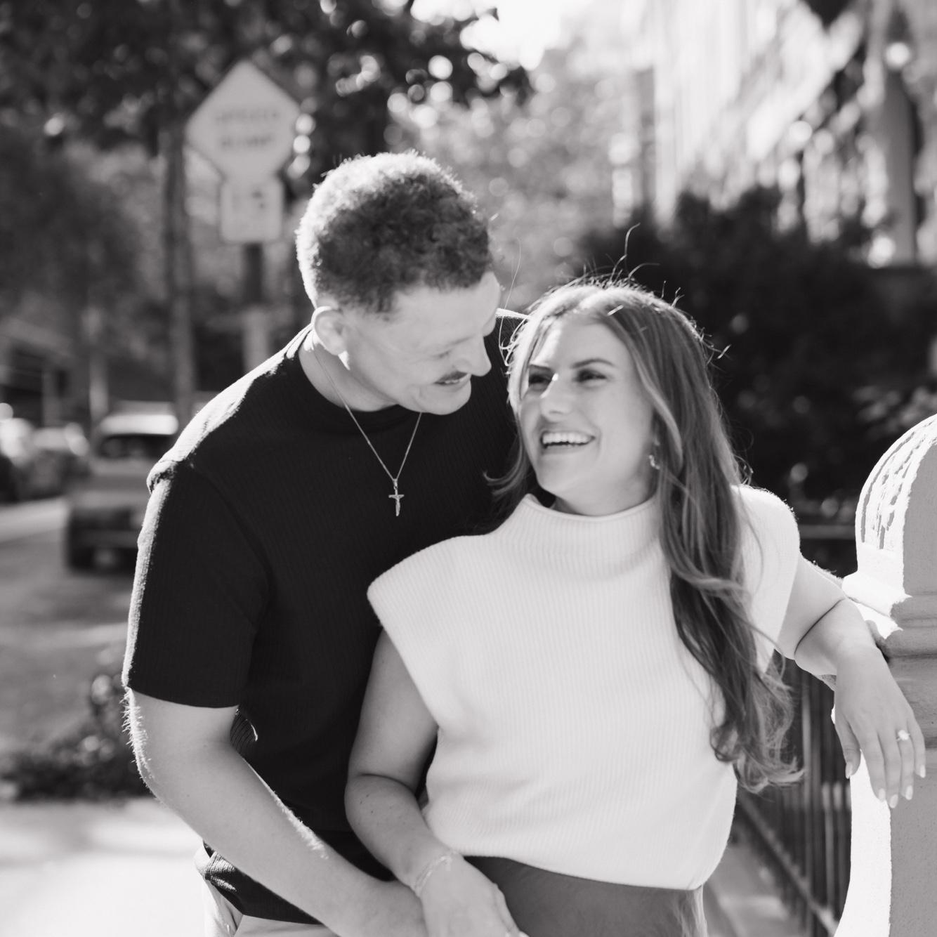Engagement pics in New York City