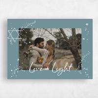 Blue Holiday Card - Carousel