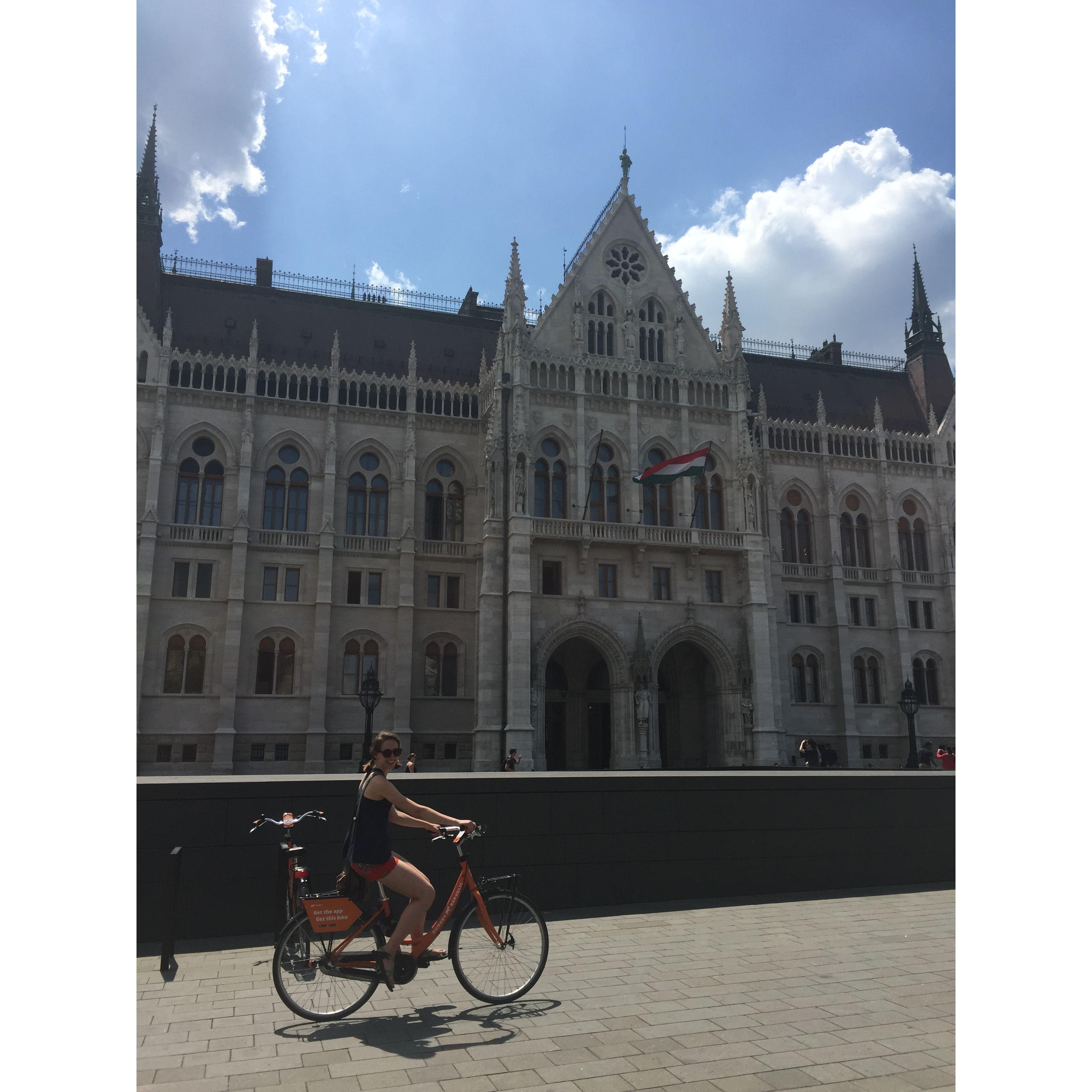 Best tip we got for visiting Europe- rent bikes to explore the cities!