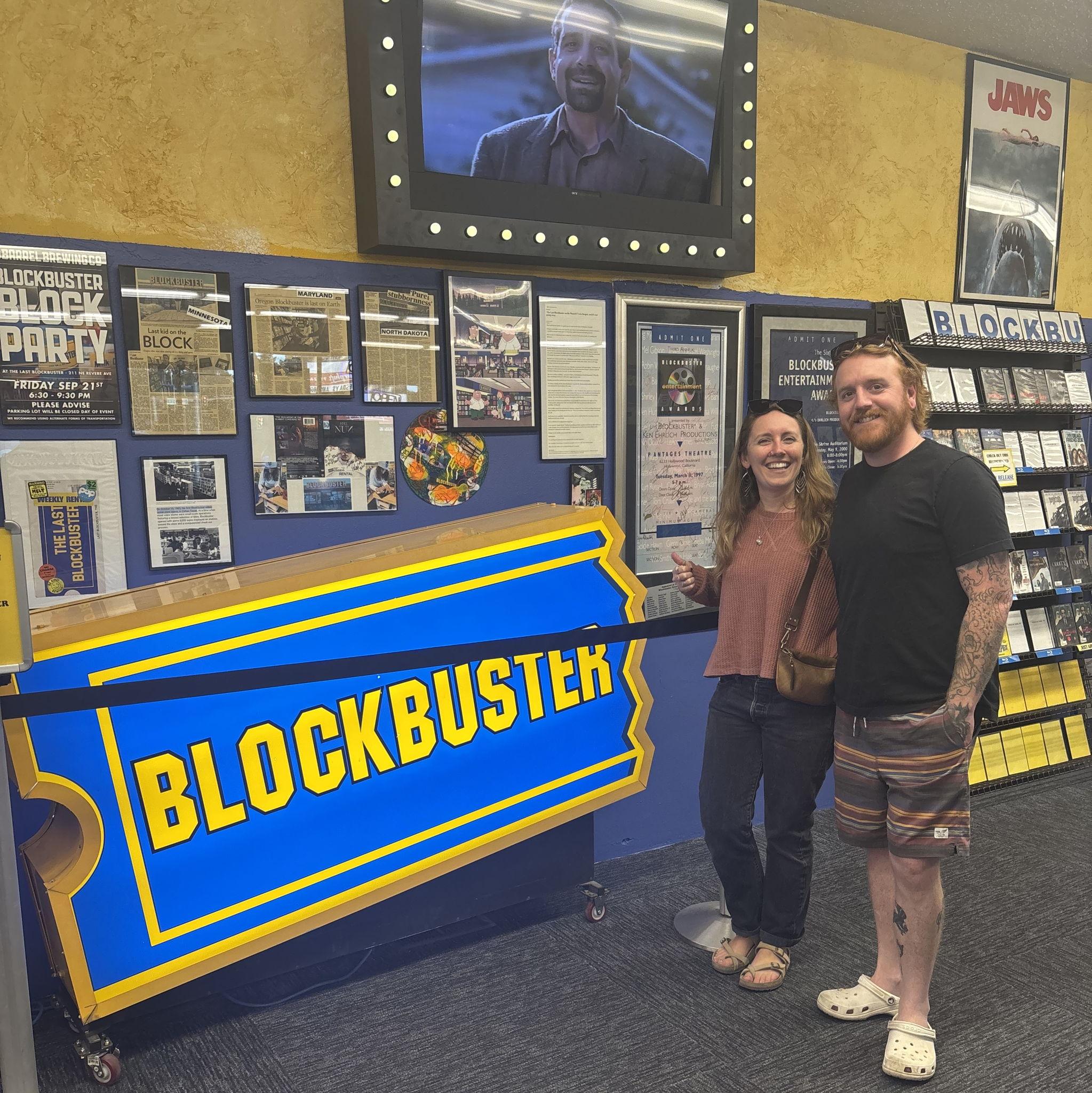 Our first "last" Blockbuster together