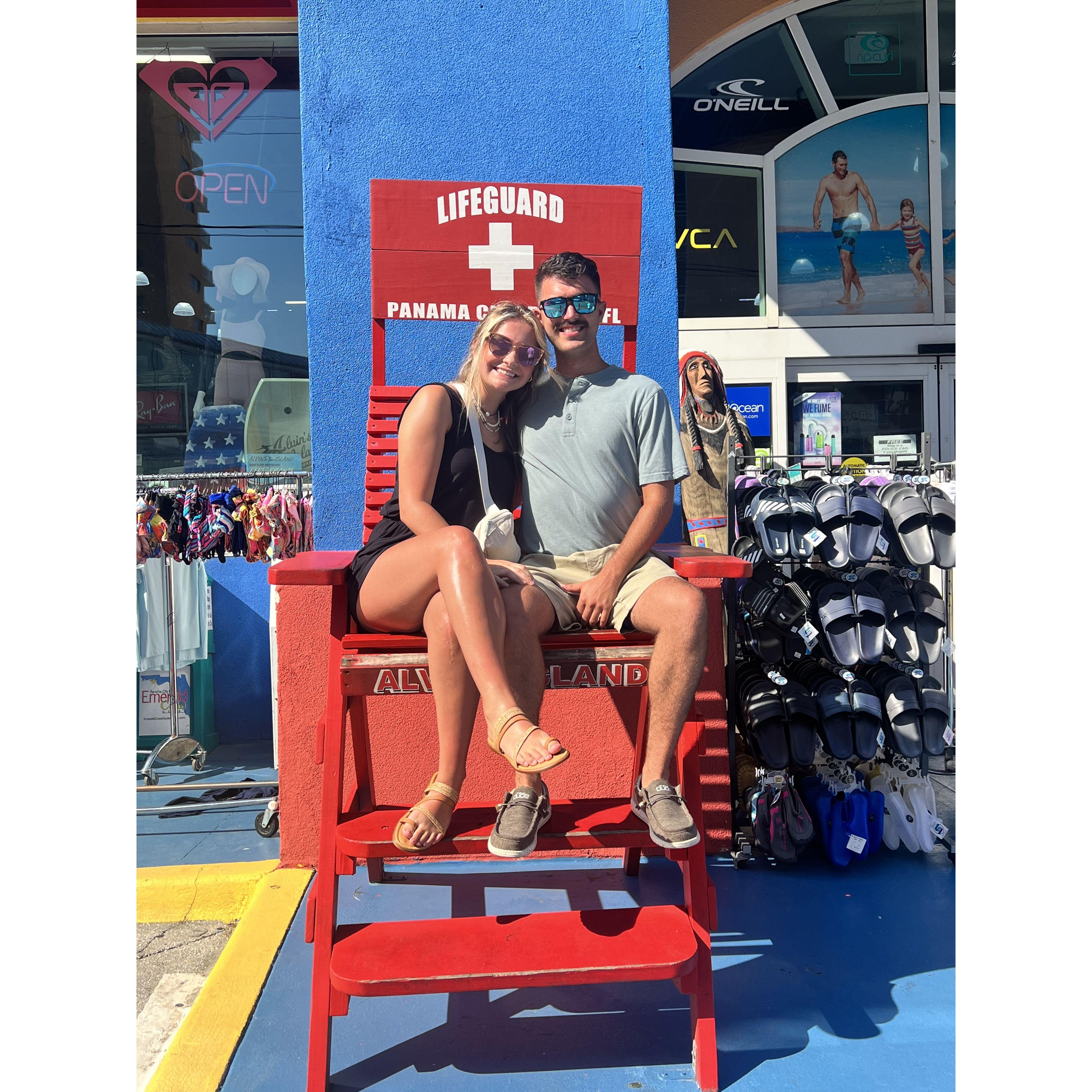 Our first vacation together in PCB, FL