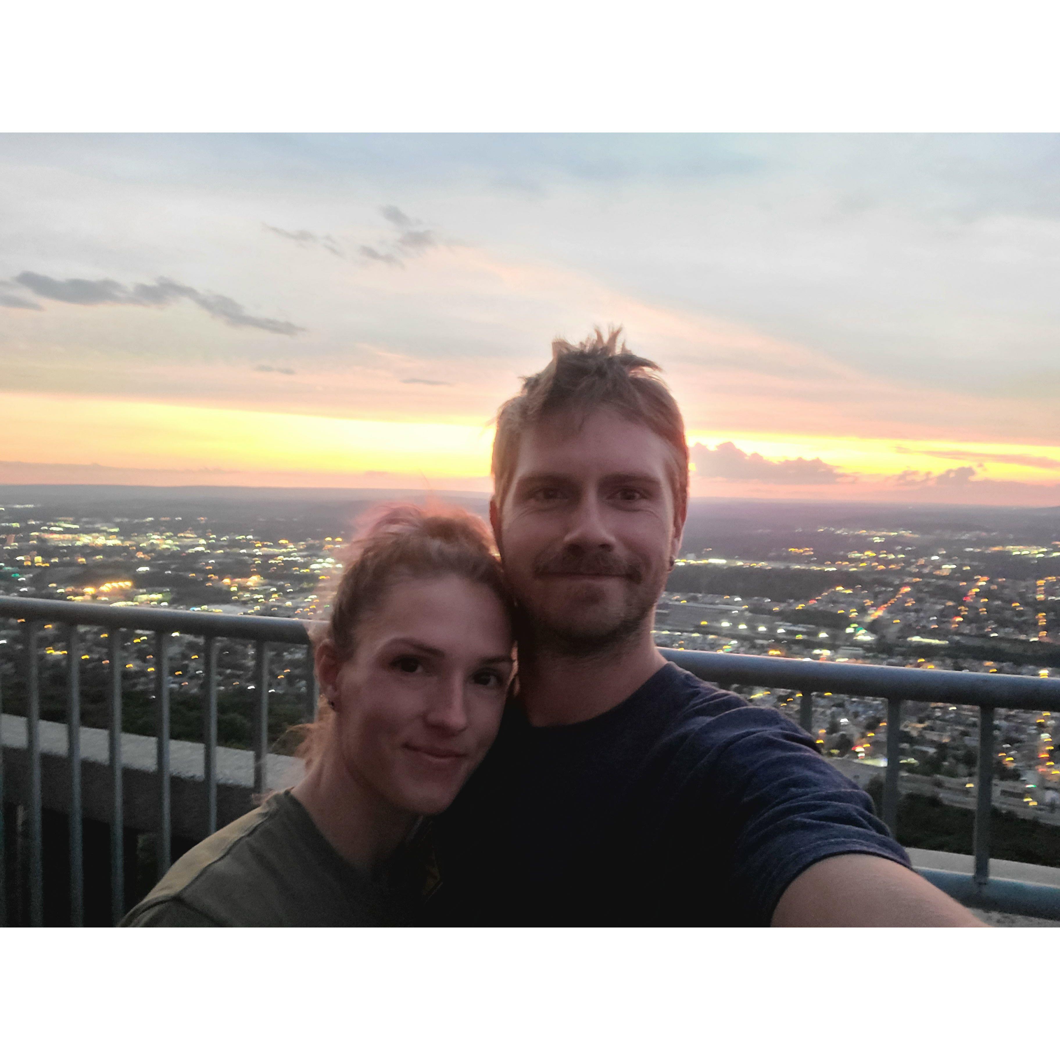 Top of the Fire Tower at Reading, PA