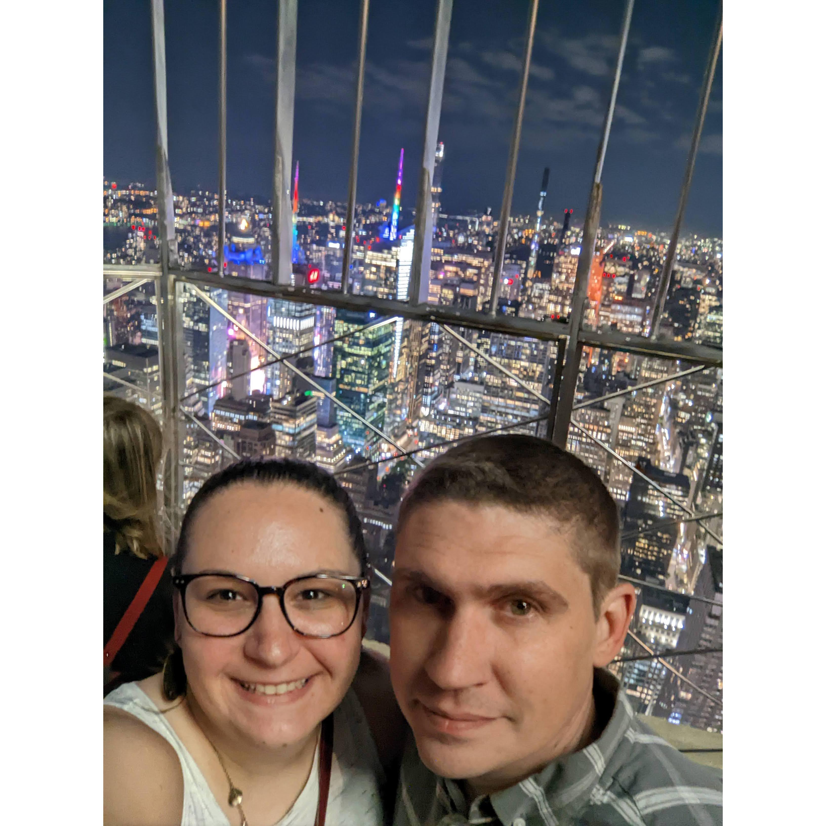 On Top of the Empire State Building
