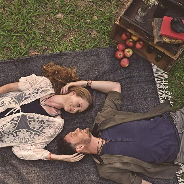 Large Wool Herringbone Picnic Blanket