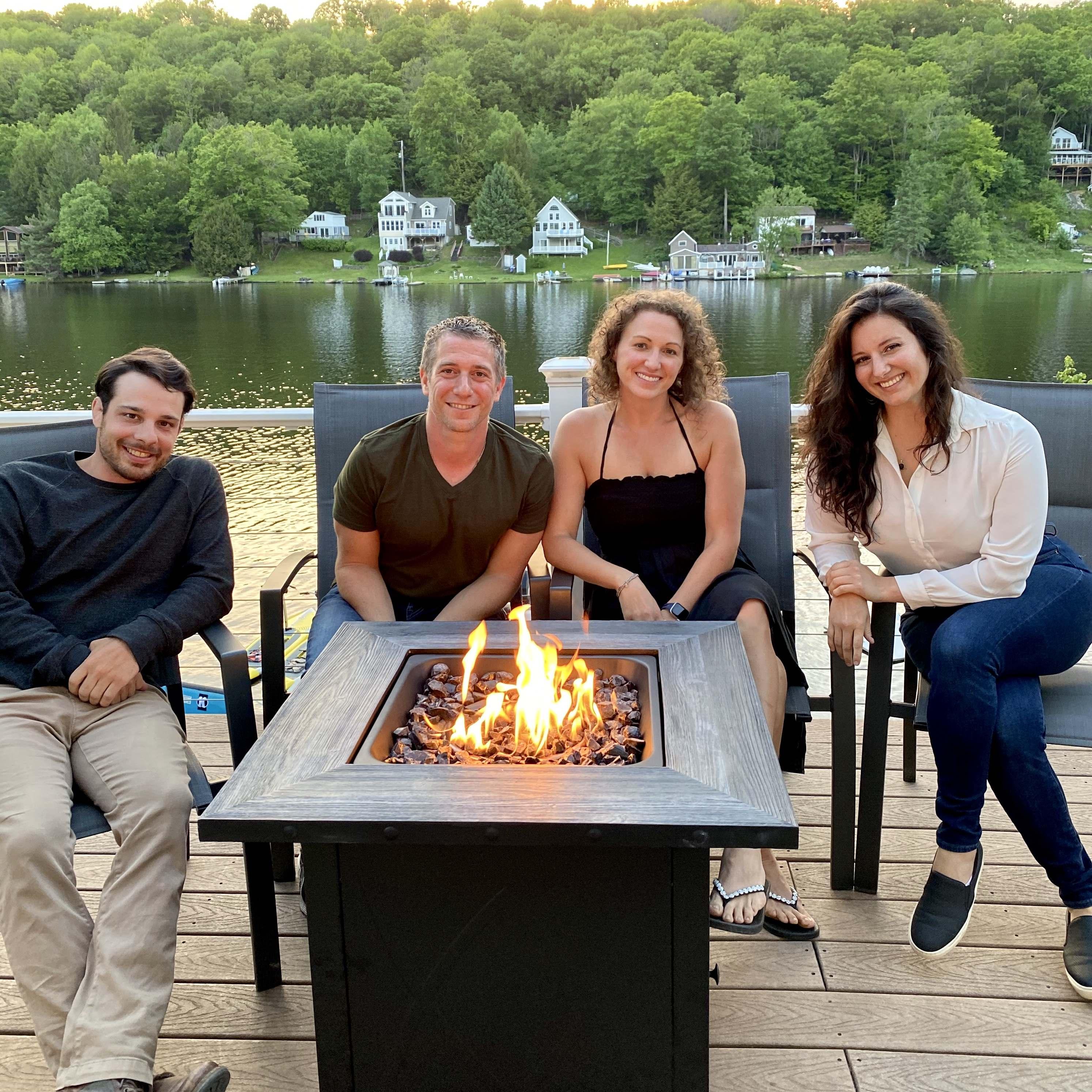 Spent lots of time with cousins Nick and Elizabeth DeAngelo who were also on the lake most of quarantine and kept Joe and Kat company <3