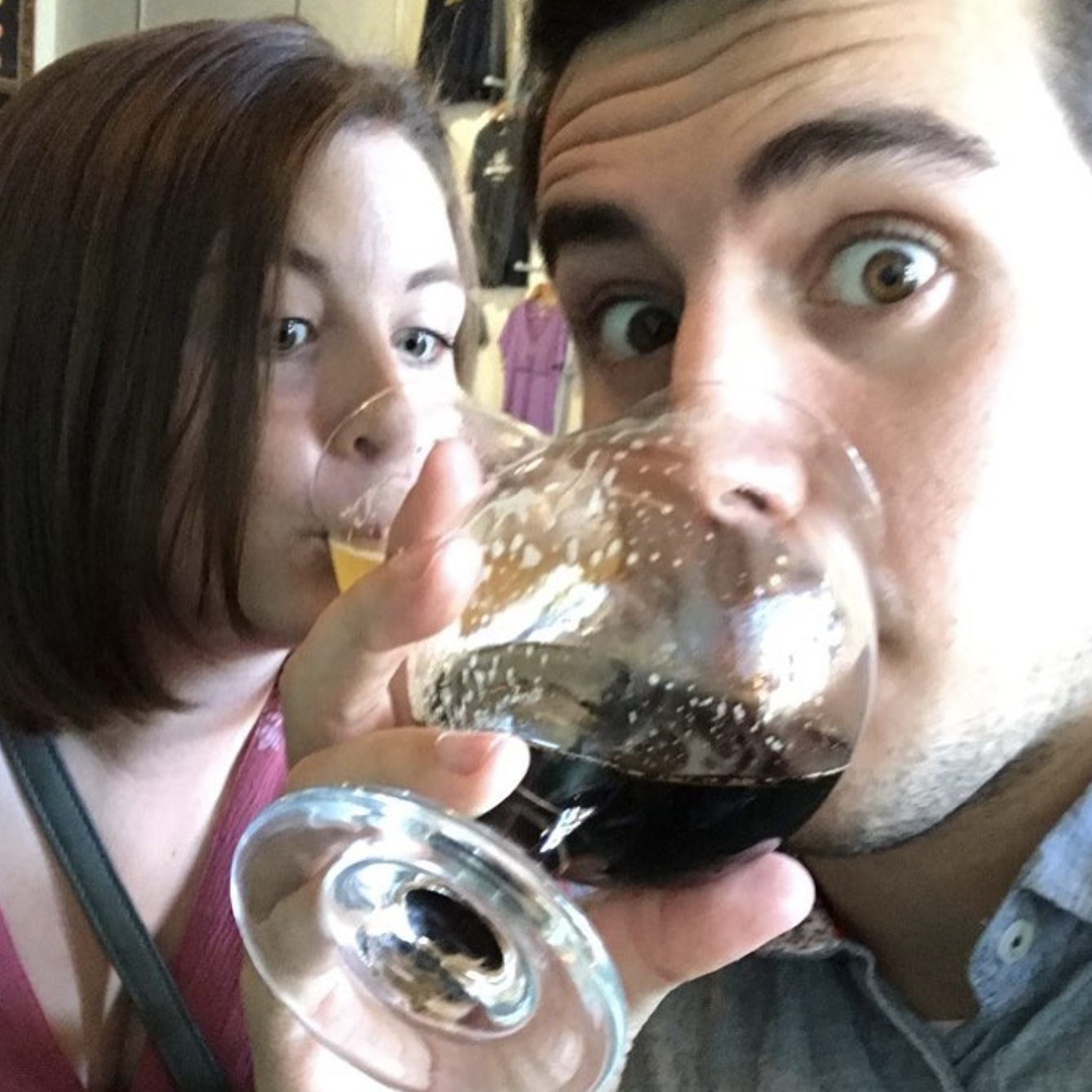 beers at Fieldwork Brewery in Sac!