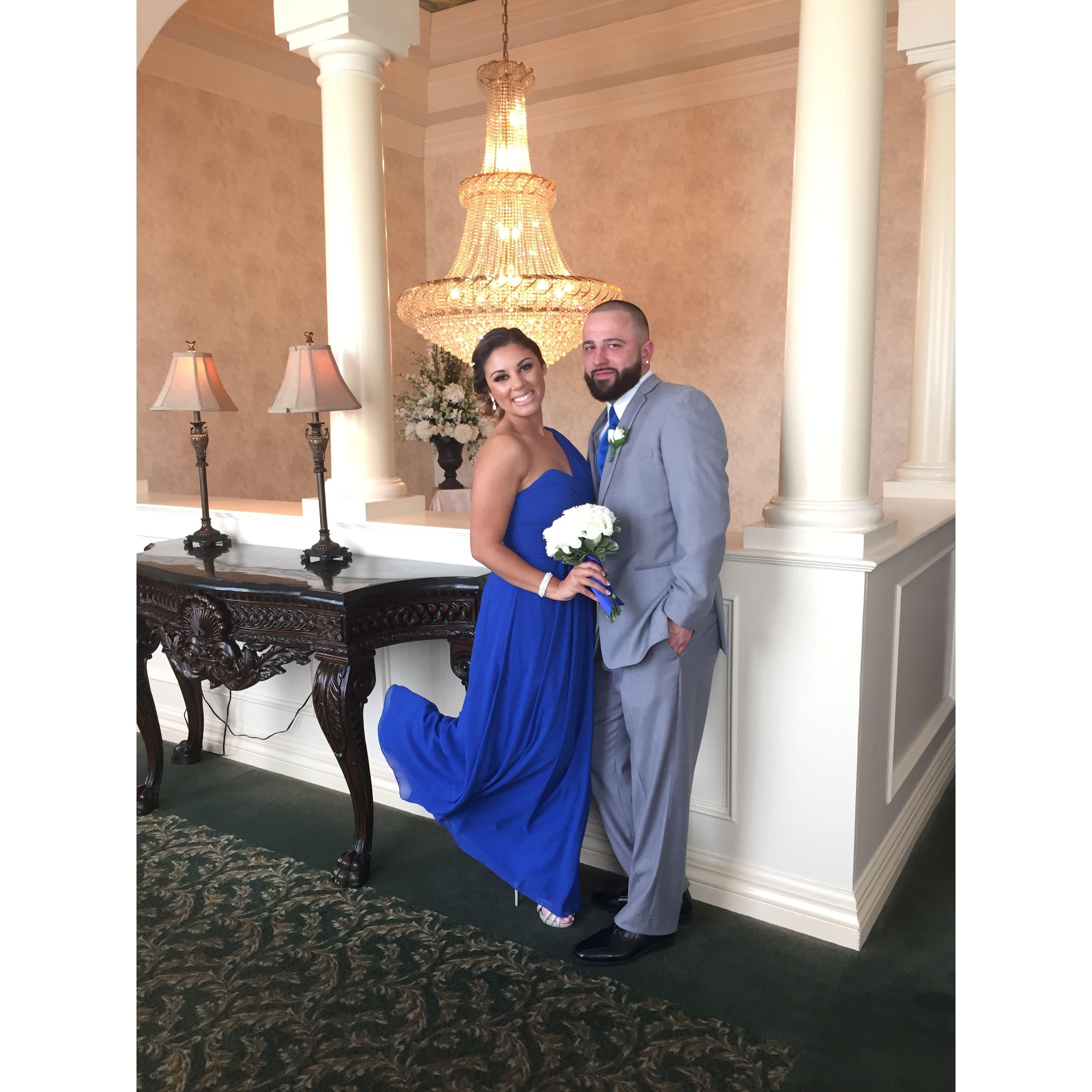 Our first photo together where it all began! The day after we first met at the rehearsal dinner.  February 2016.