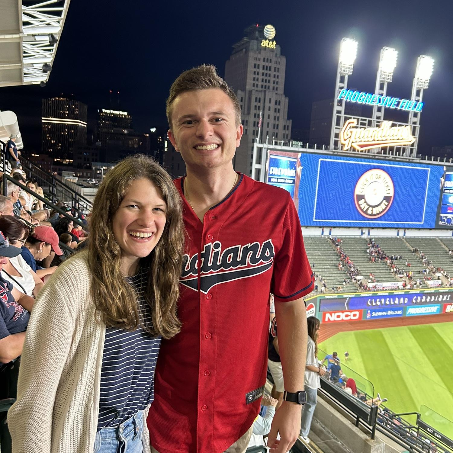 First Indians/Guardians game. Really great fireworks after the game