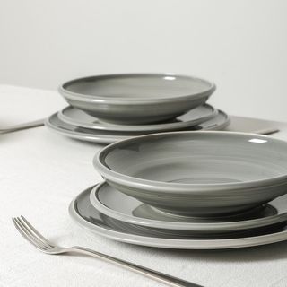 Earth & Clay, Earth & Clay Hazel 24-Piece Dinnerware Set, Service