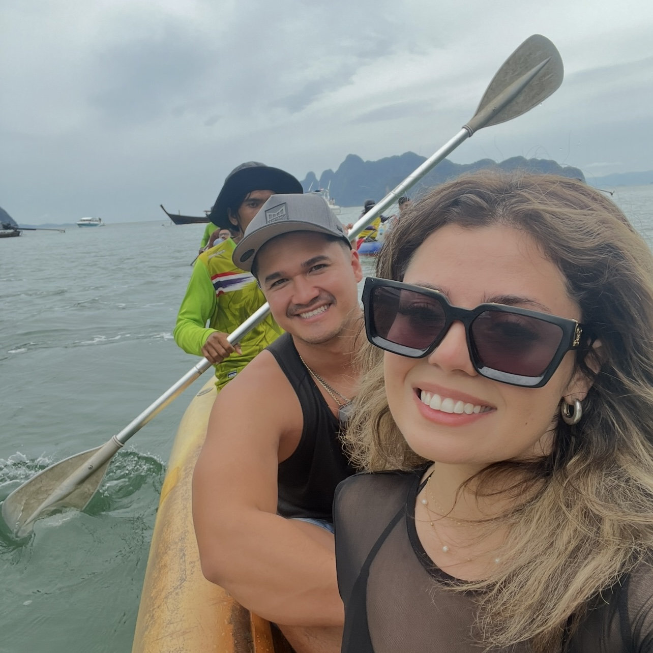 Canoing around in Thailand