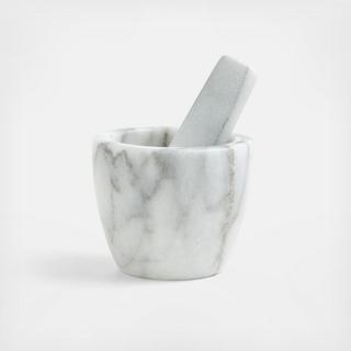 French Kitchen Mini Marble Mortar and Pestle