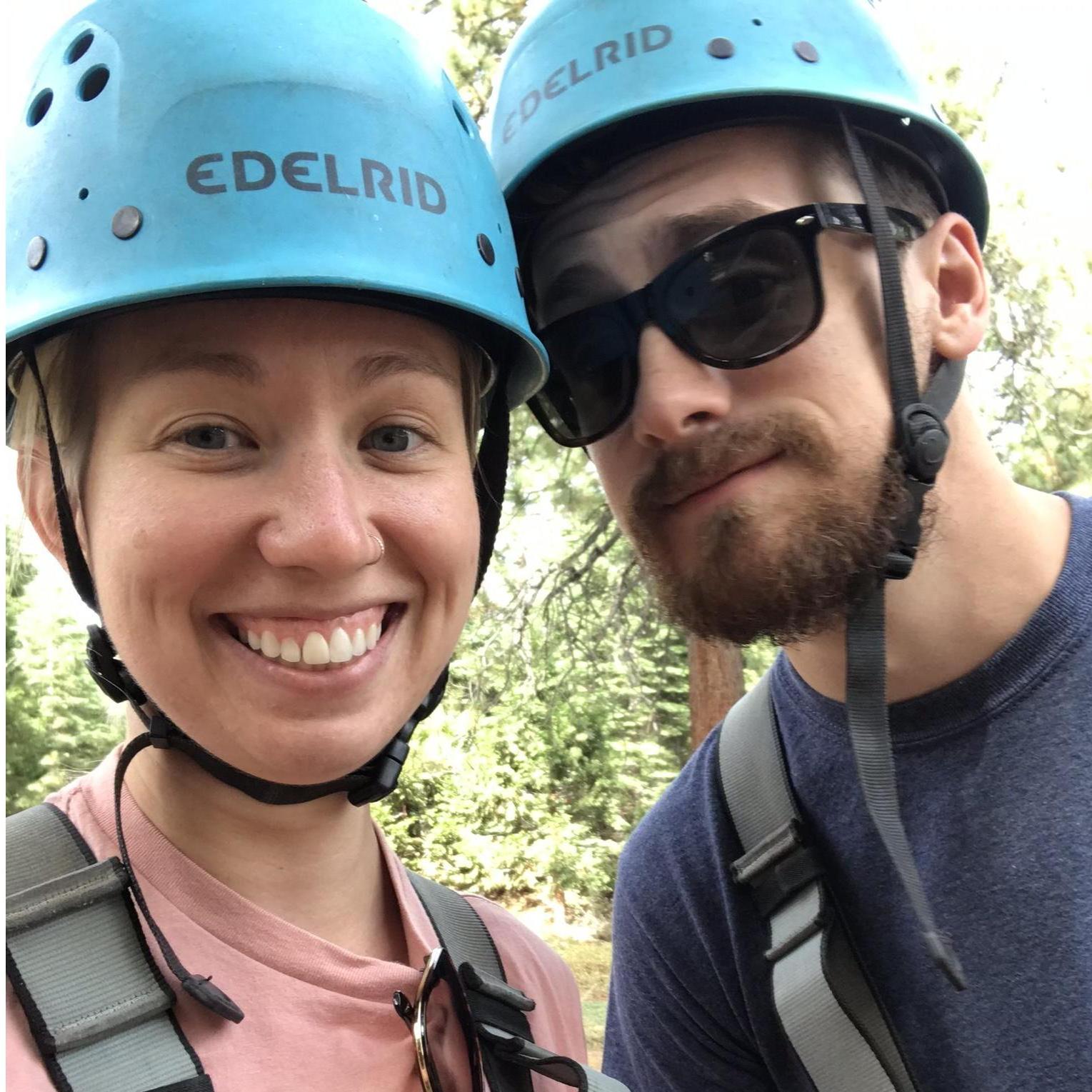 Being tree monkeys for a day.