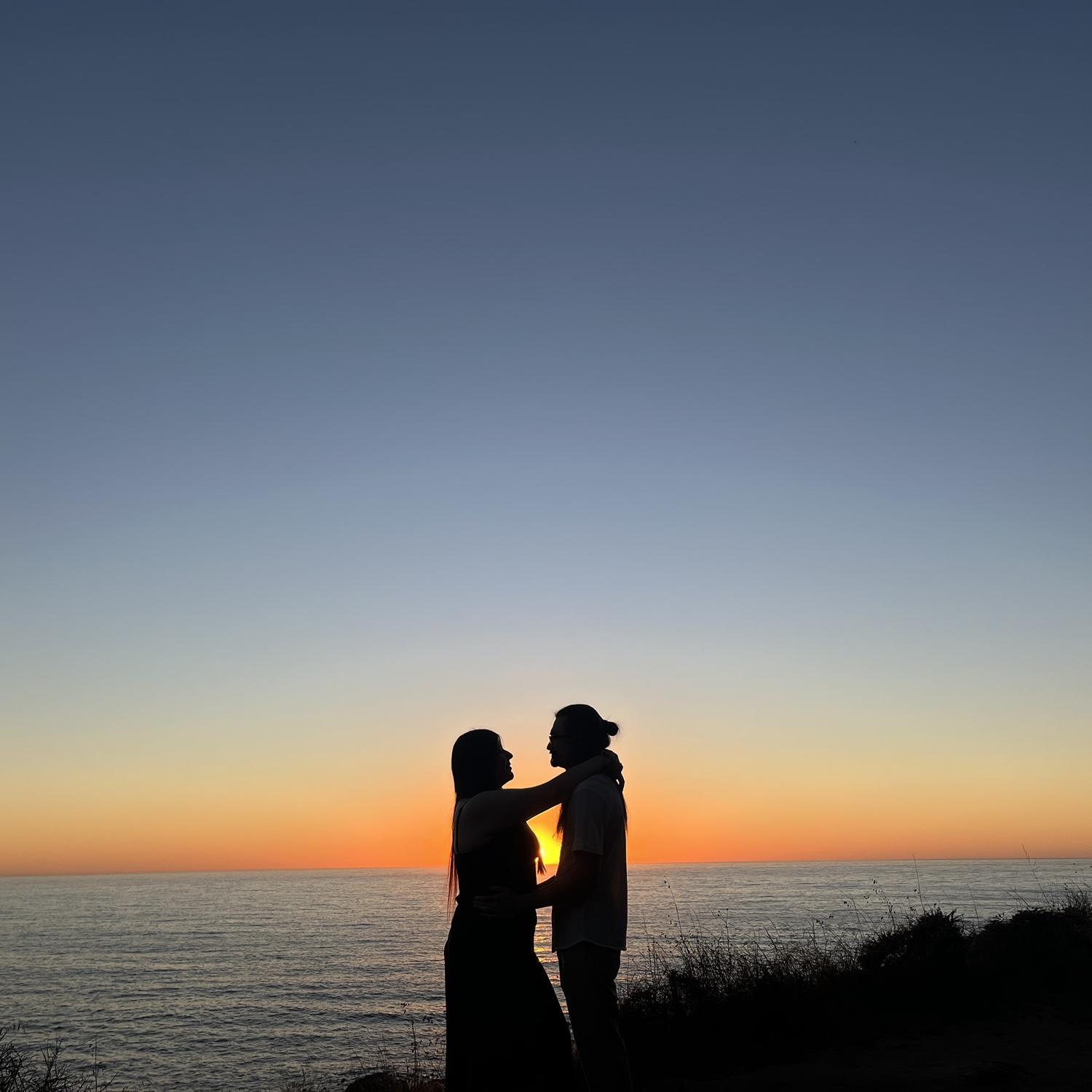 Another engagement photo taken by the strange man in the bushes (if you know, you know)