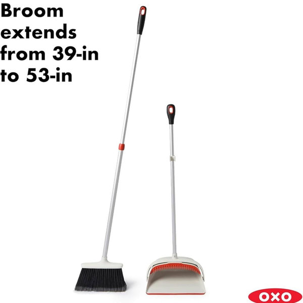 OXO Good Grips Large Sweep Set with Extendable Broom,8.5" - 12"