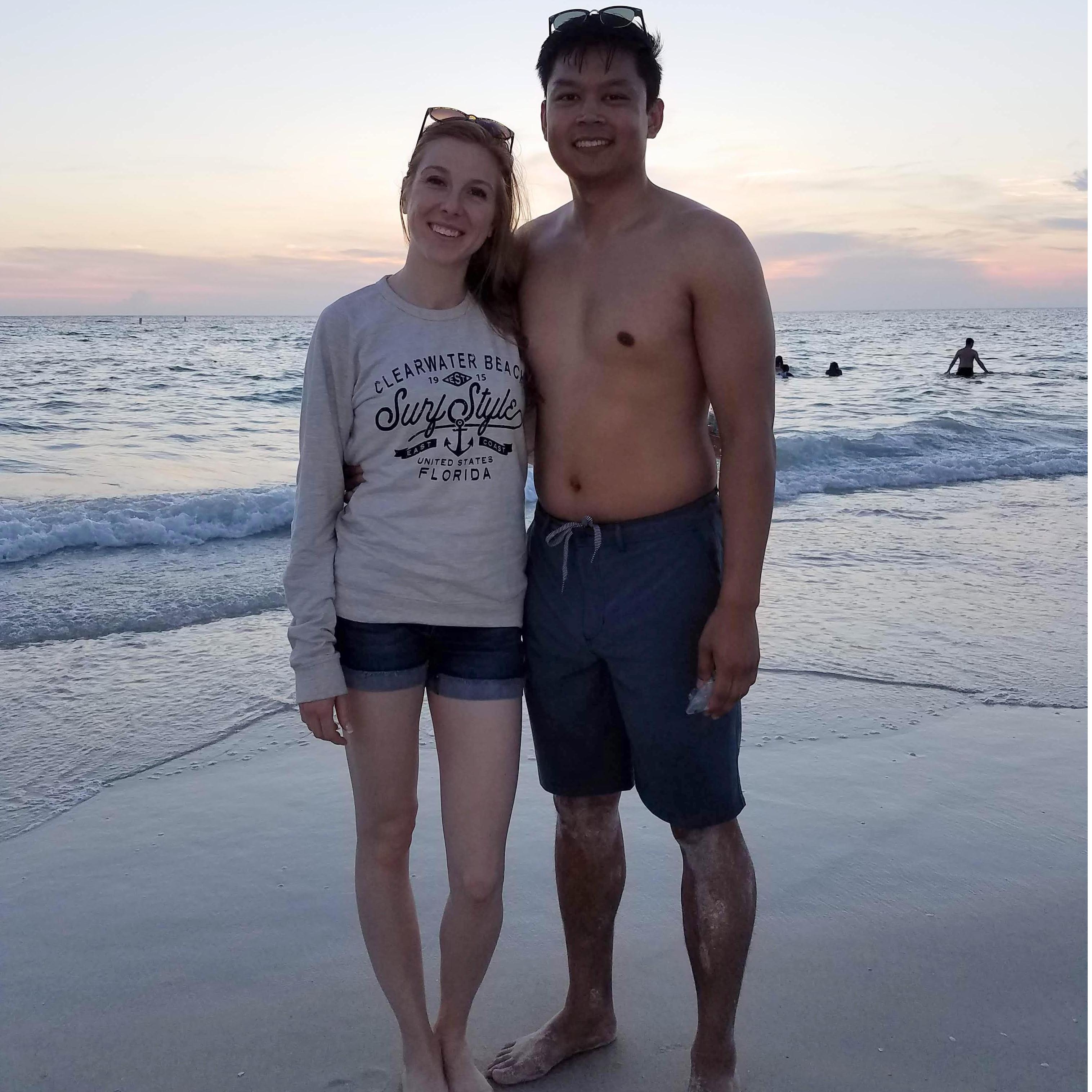 Sunset at Clearwater Beach, FL