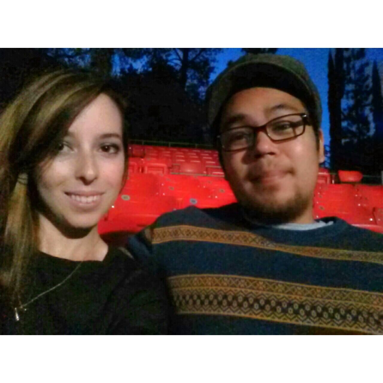 Our first concert, Alt J in 2014