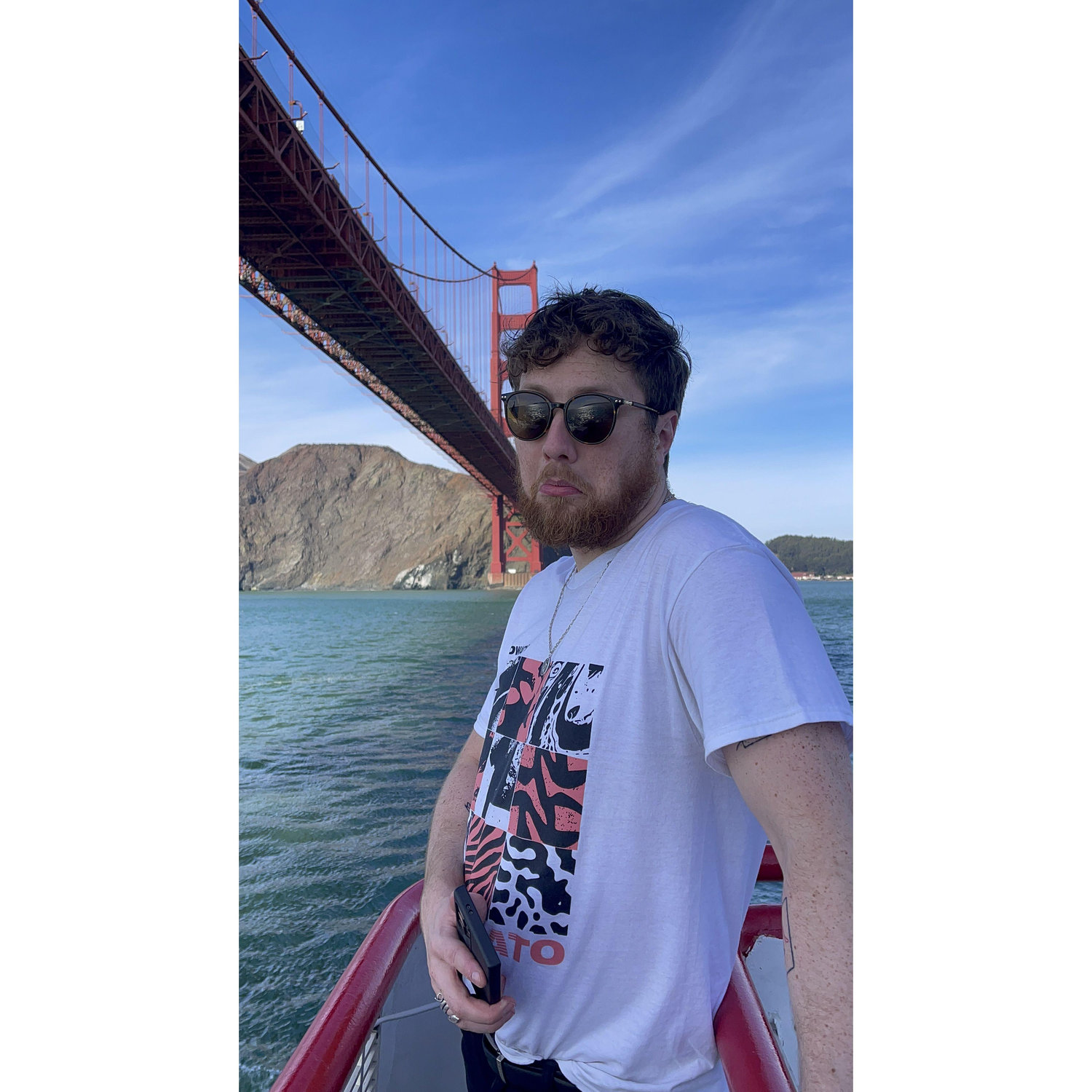 An interesting bridge fact prompted this reaction. What it was is now lost to time, you'll have to go on a Red & White Fleet trip to find out. I do love a bridge though (ask my parents)