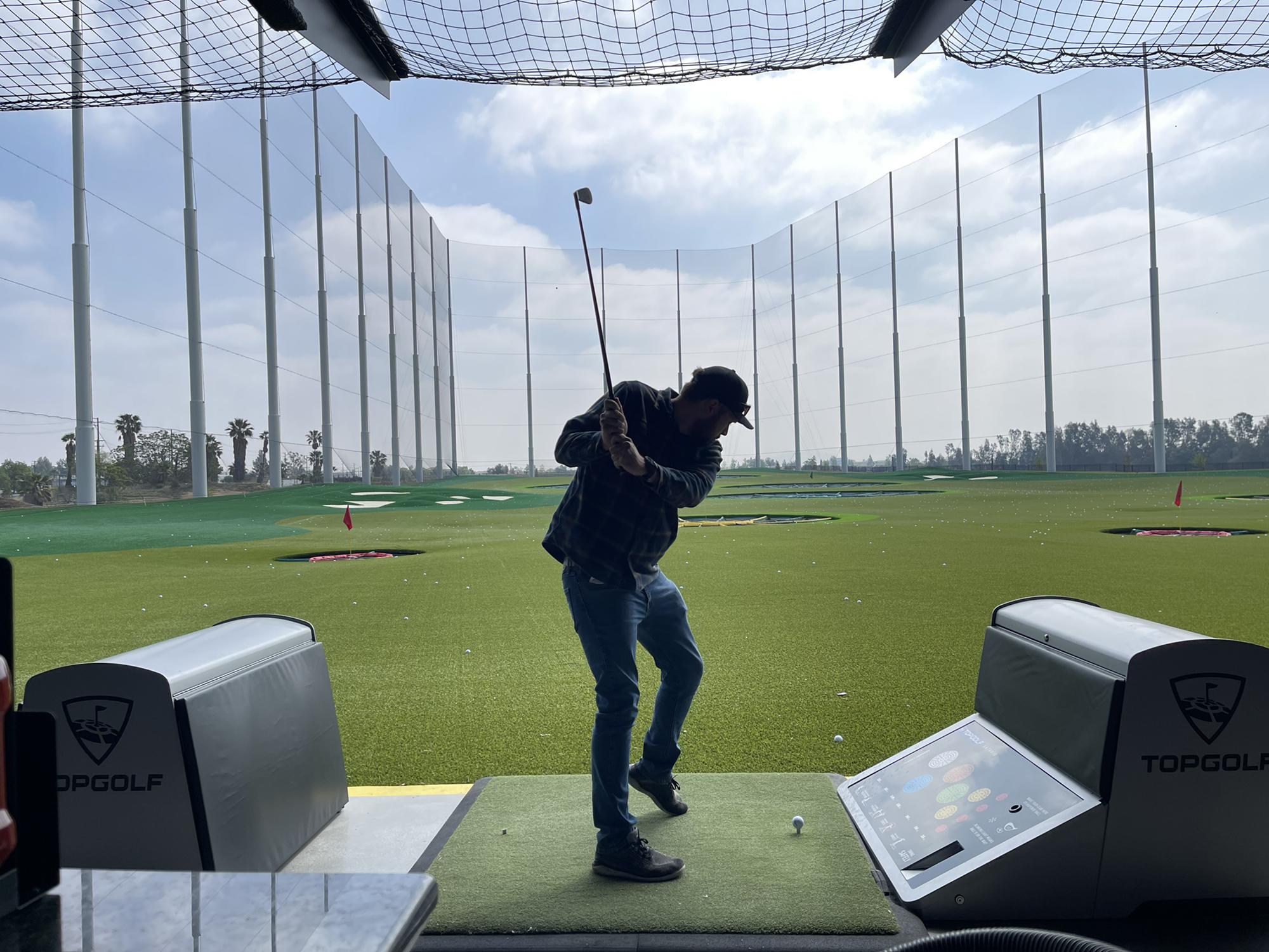 Golfing filled out year.