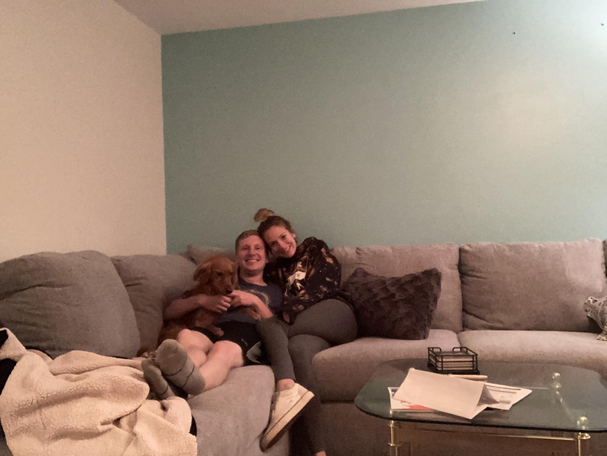 First night together in the new house