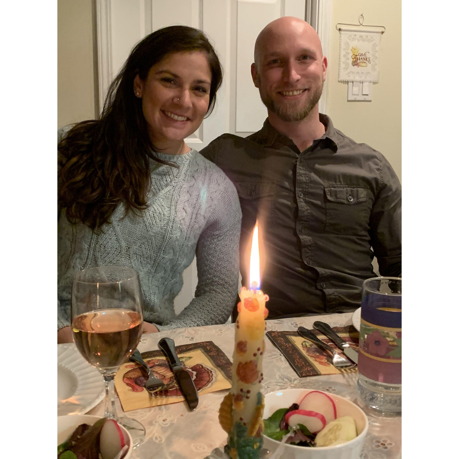 First holiday together. Thanksgiving, Green Oaks, IL - November 2019