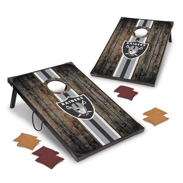 Wild Sports NFL 2' x 3' MDF Deluxe Cornhole Set - with Corners and Aprons