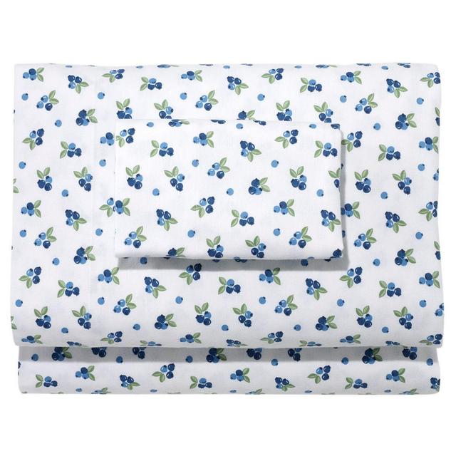 Blueberry Flannel Sheet Collection