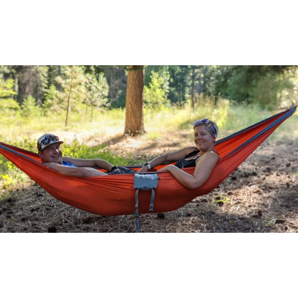 In our other element…camping! We love to find new spots to chill out