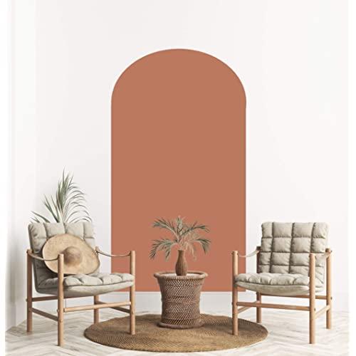 MINICK Arch Wall Decal Decor Sticker - Boho Wall Decor Sticker, Boho Decal, Wall Decals for Living Room, Wall Mural Boho Decor, Arch Wall Stickers, Wall Murals Peel and Stick, Terracotta Decor