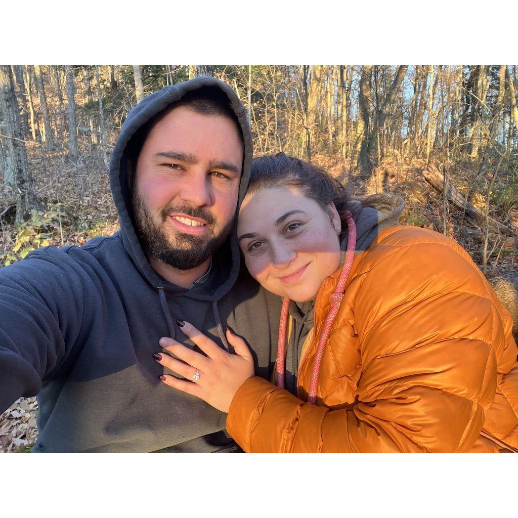 Novemeber 10th 2023 he tried again, the ring fit!