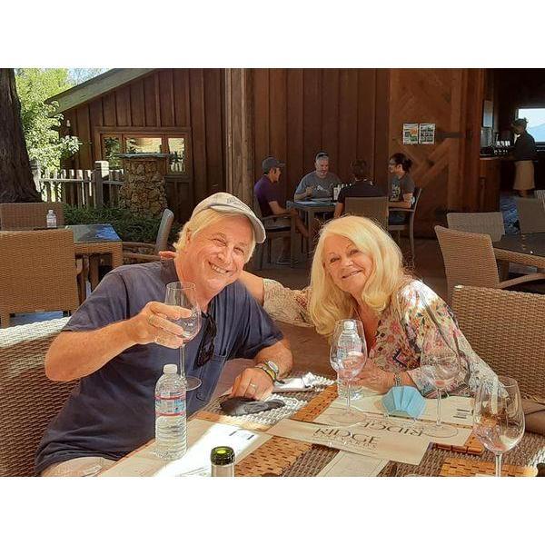 Having fun with friends at Ridge Winerey