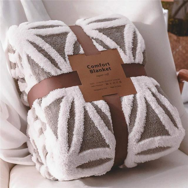 LOMAO Sherpa Fleece Blanket Fuzzy Soft Throw Blanket Dual Sided Blanket for Couch Sofa Bed (Grey, 40"x50")