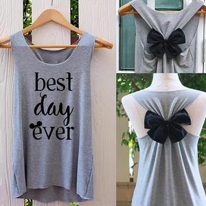 Best day ever disney bow Tank Top. Racerback bow. Disney shirt. Tank Top. Disney Tank Top. Bachelorette Party Tank Top. disneyland tank