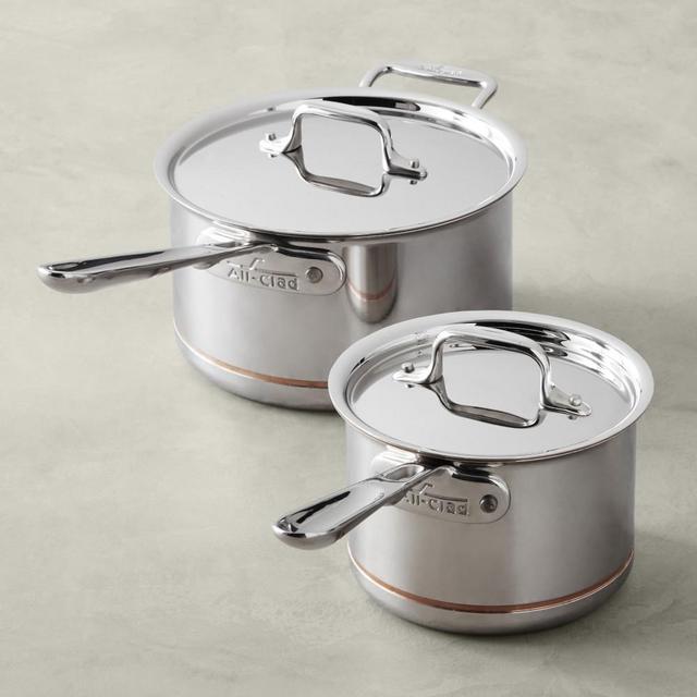 All-Clad Copper Core Sauce Pan Set of 2
