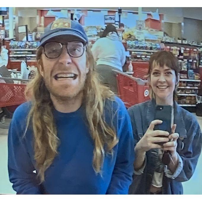Domestic shopping at Target - Sam and Arianna style.