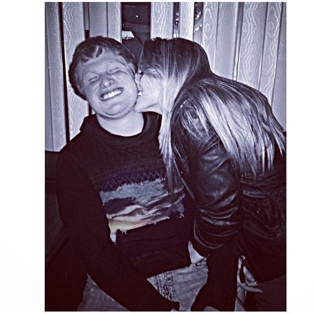 Our First Picture/Date
He took me to a bar and then to McDonalds (that I don't eat) in the middle of a snow storm haha